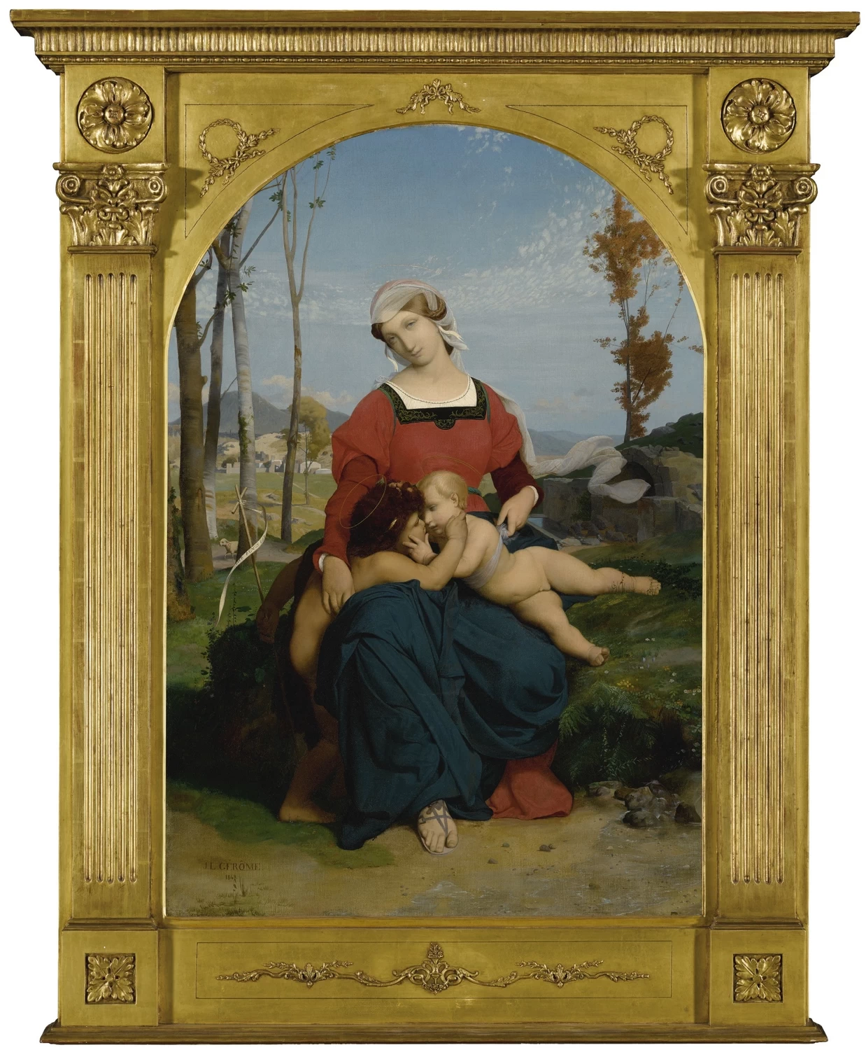 La Vergine, il Bambino Gesù e San Giovanni, 1848